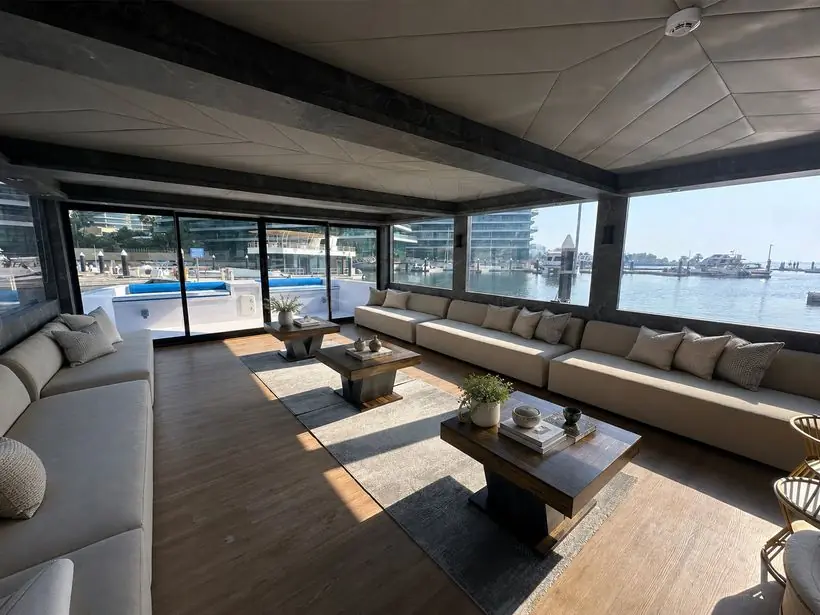 Indoor living lounge