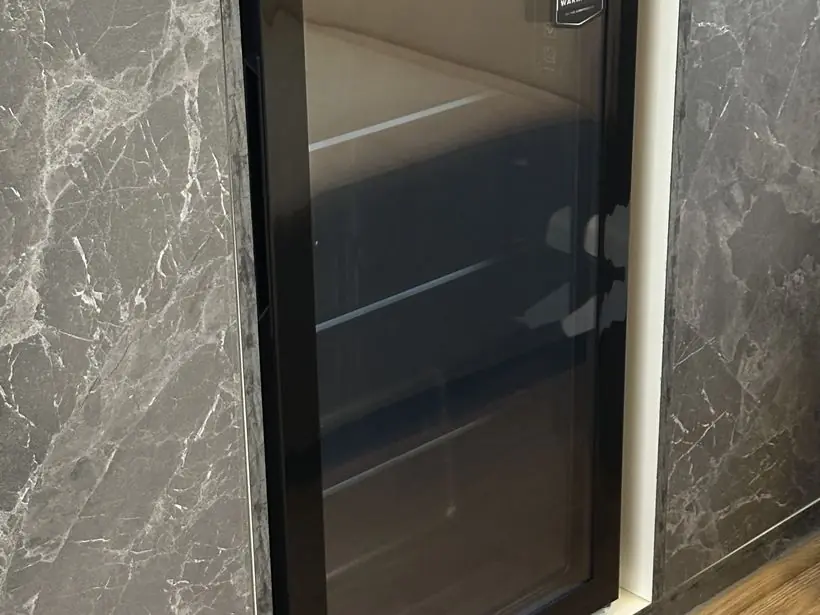 Onboard drinks fridge